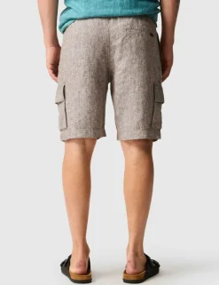 Pure Linen Cargo Shorts
