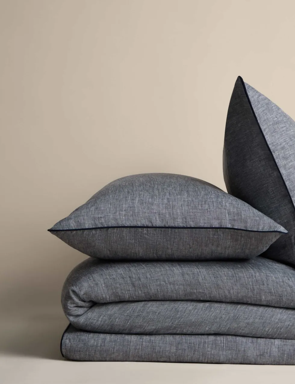 Pure Linen Chambray Bedding Set