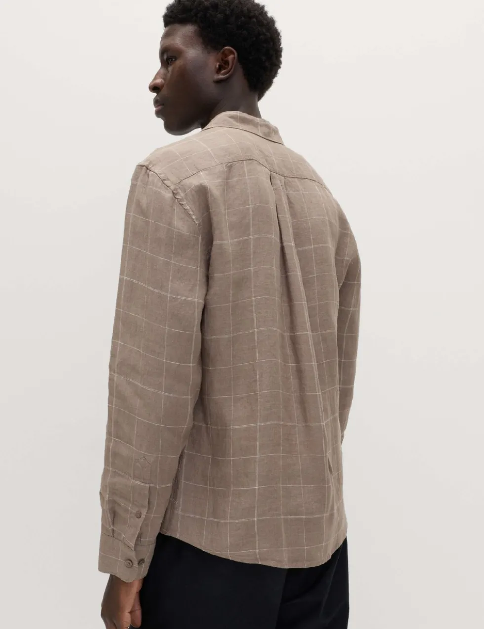 Pure Linen Check Shirt