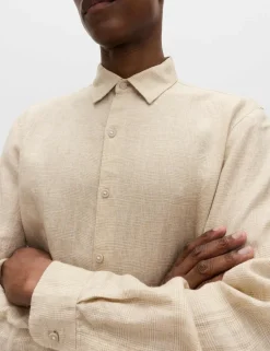 Pure Linen Check Shirt