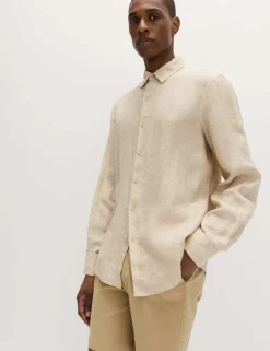 Pure Linen Check Shirt