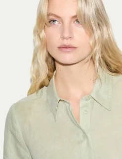 Pure Linen Collared Shirt