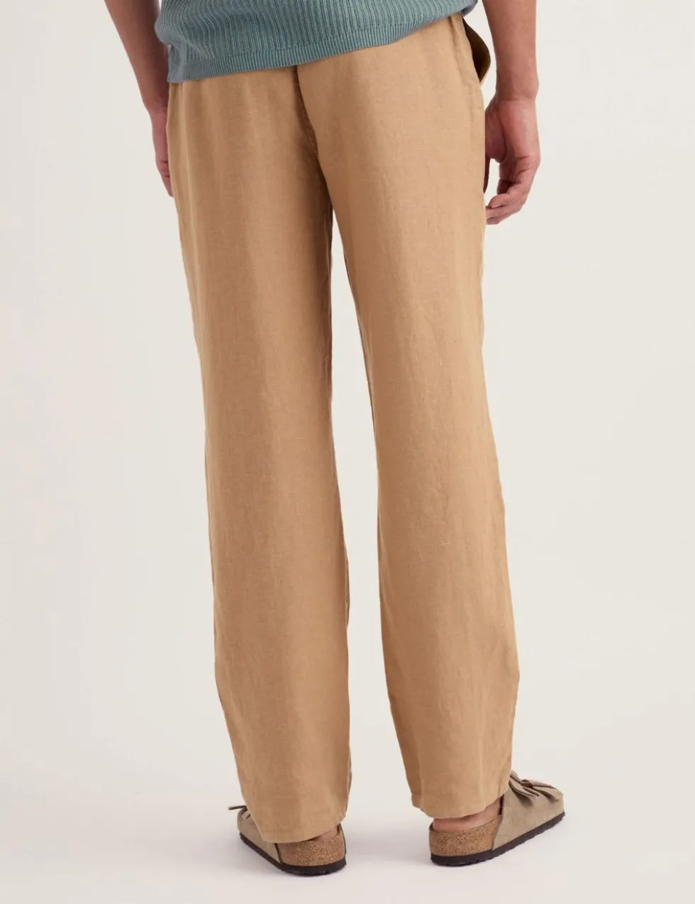 Pure Linen Drawstring Trousers