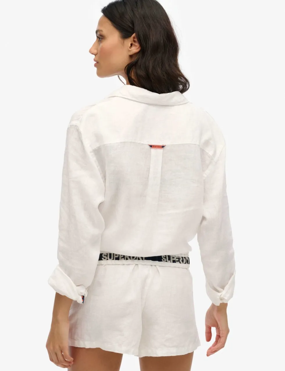 Pure Linen Elasticated Waist Shorts