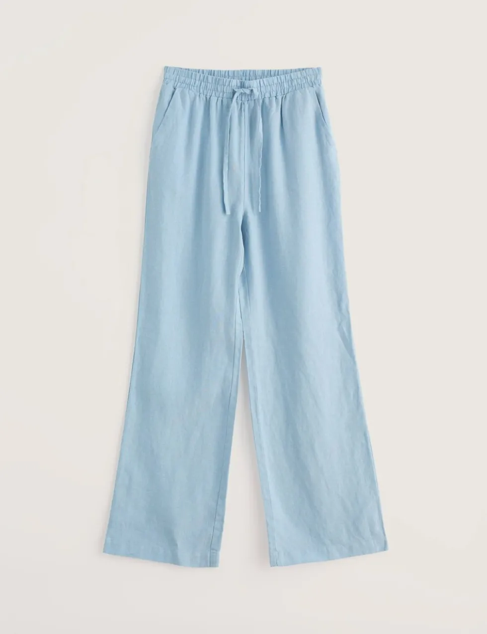 Pure Linen Elasticated Waist Trousers