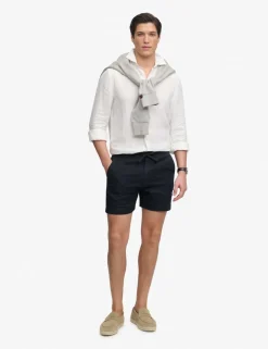 Pure Linen Elasticated Waist Shorts