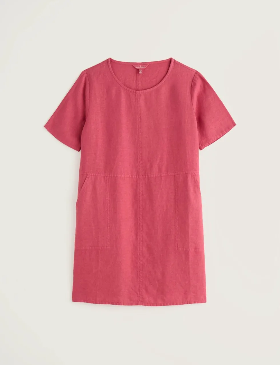 Pure Linen Floral Scoop Neck Tunic