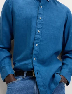 Pure Linen Garment Dye Shirt