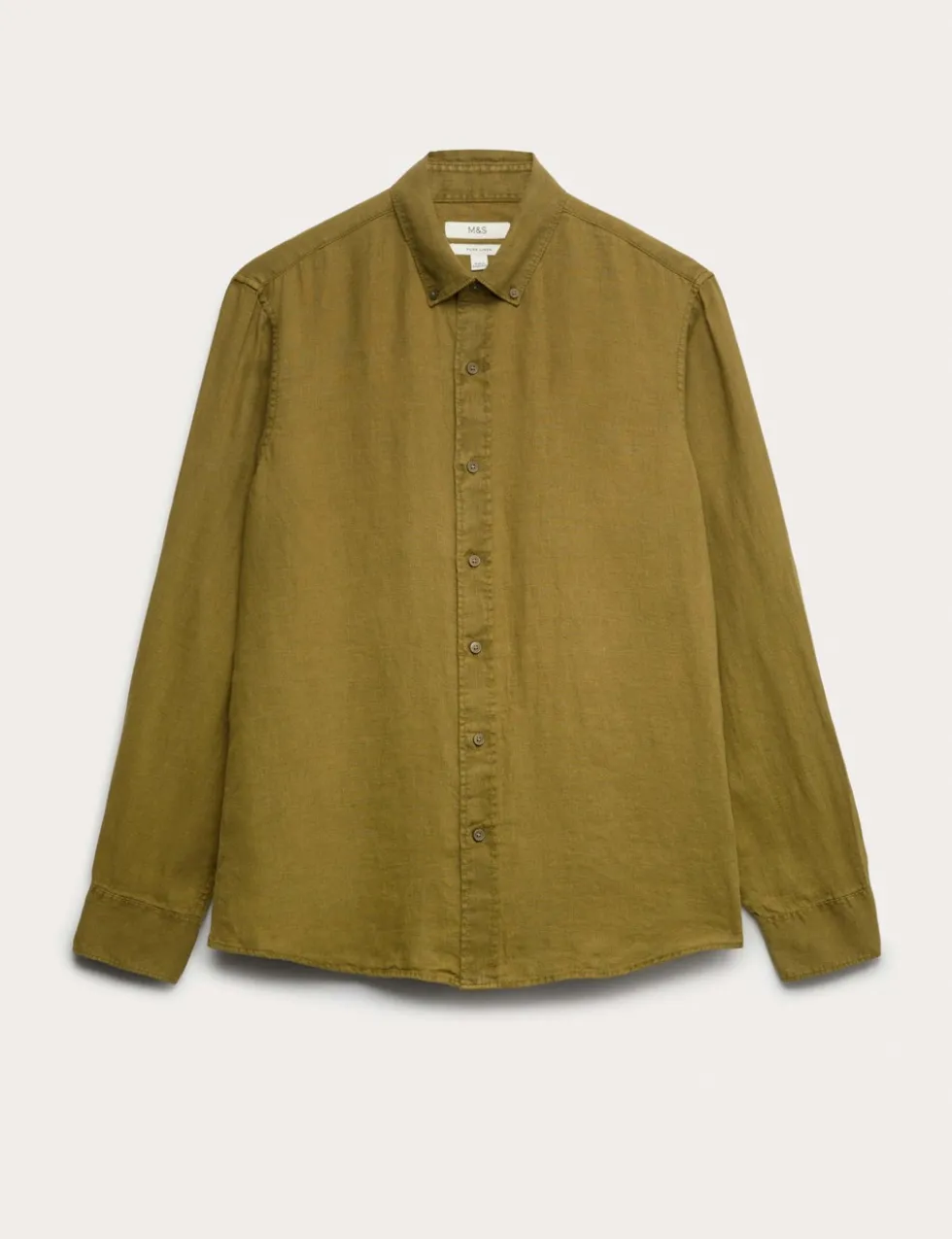 Pure Linen Garment Dye Shirt