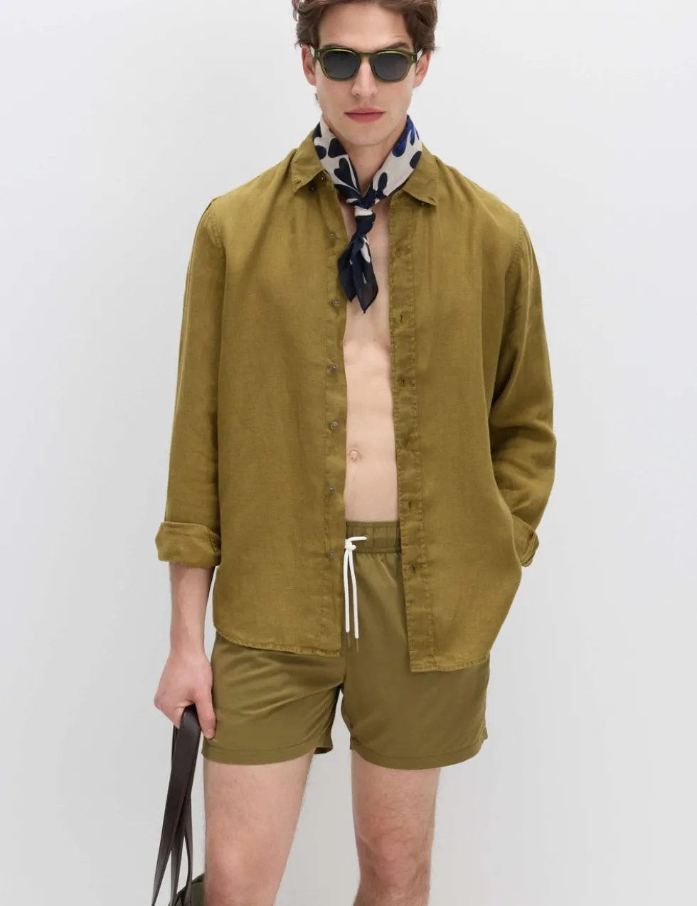 Pure Linen Garment Dye Shirt