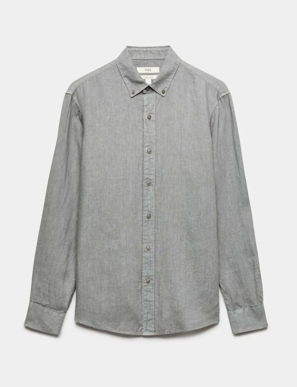 Pure Linen Garment Dye Shirt