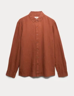 Pure Linen Garment Dye Shirt