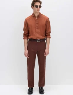 Pure Linen Garment Dye Shirt