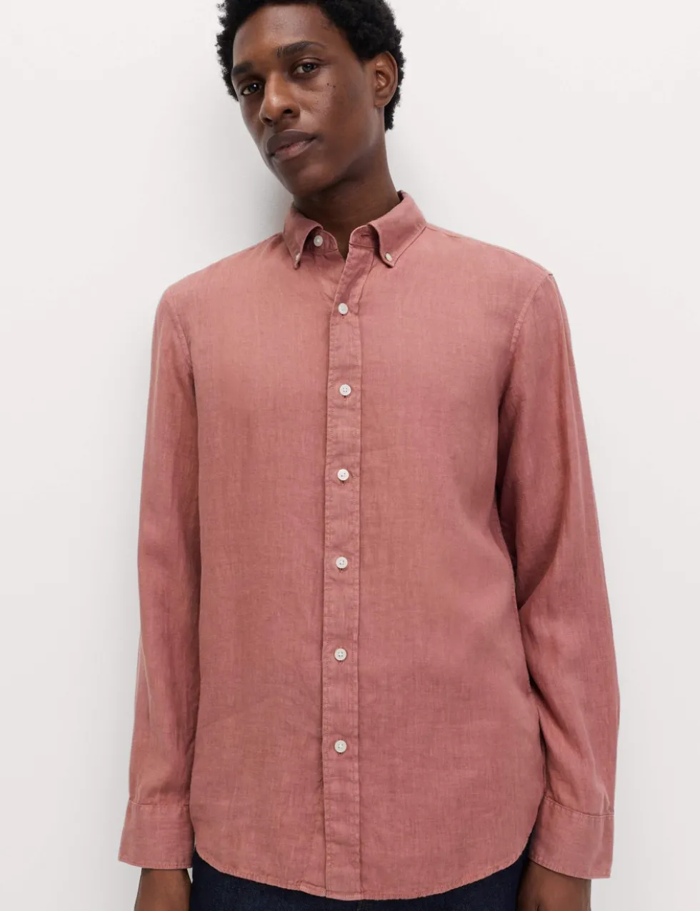 Pure Linen Garment Dye Shirt