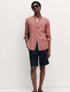 Pure Linen Garment Dye Shirt