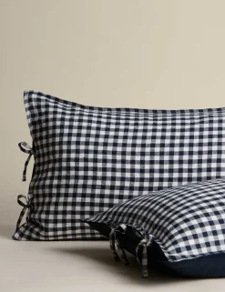 Pure Linen Gingham Bedset