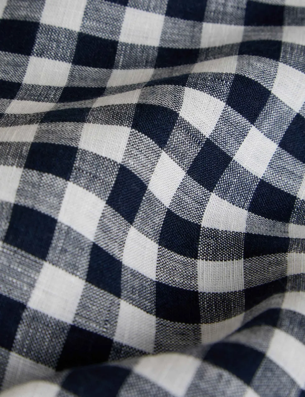 Pure Linen Gingham Bedset