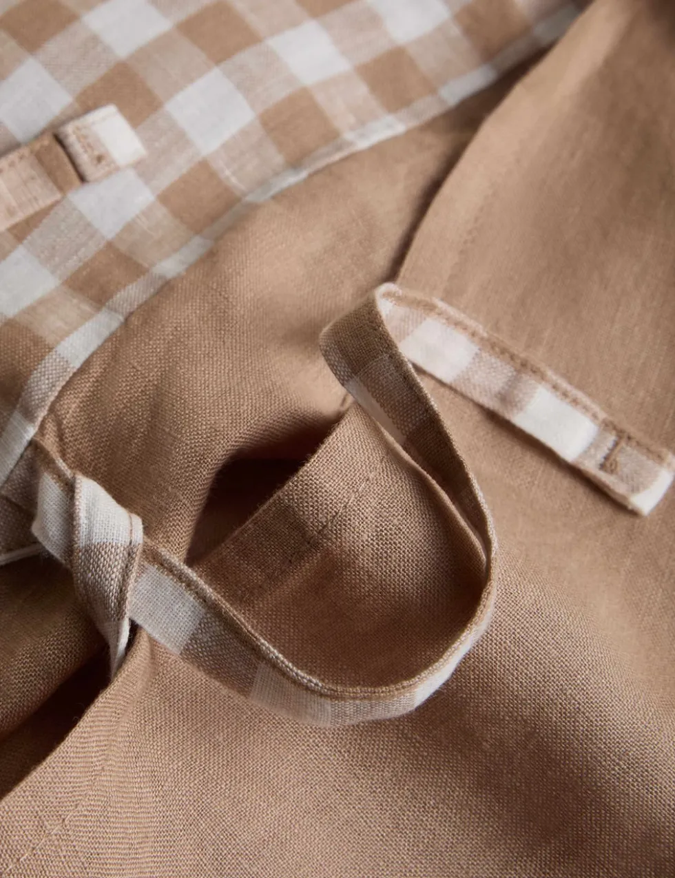 Pure Linen Gingham Bedset