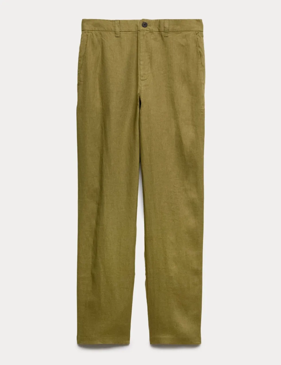 Pure Linen Half- Elasticated Waist Trousers
