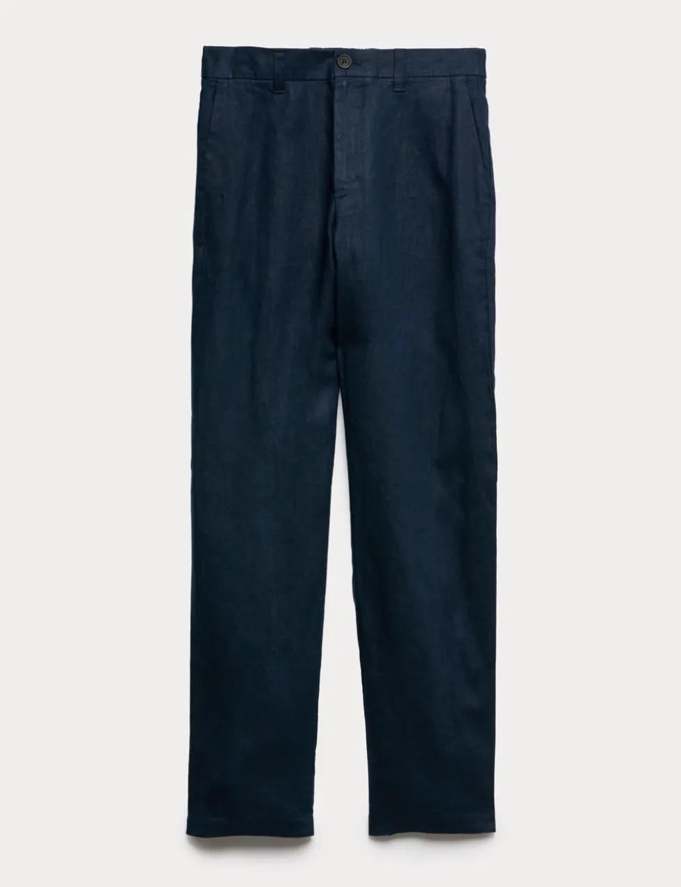 Pure Linen Half- Elasticated Waist Trousers