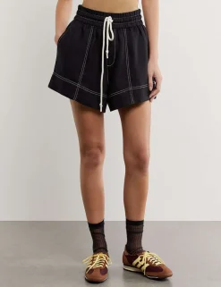 Pure Linen High Waisted Shorts