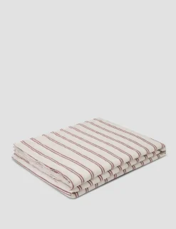 Pure Linen Kemptown Striped Flat Sheet