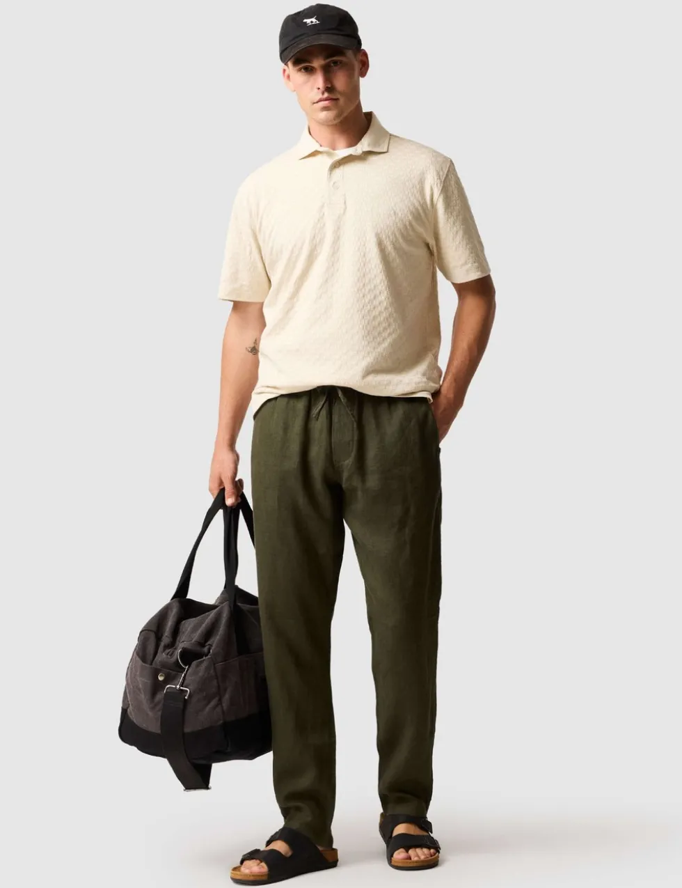 Pure Linen Lightweight Trousers