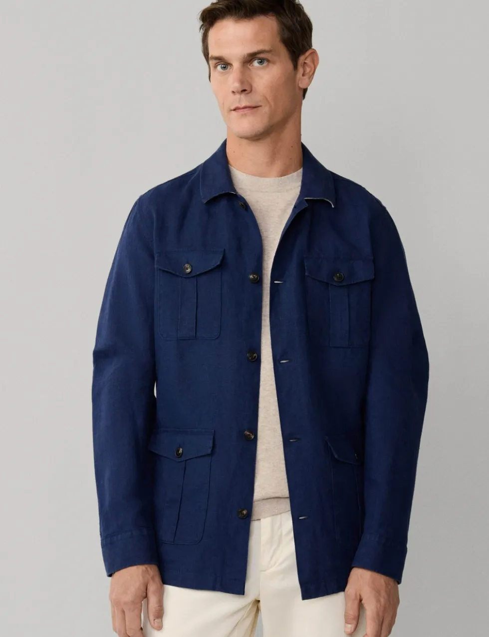 Pure Linen Overshirt