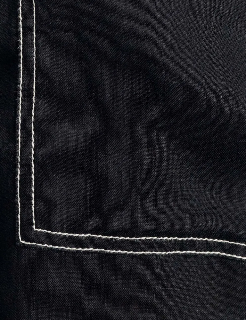Pure Linen Oversized Shirt