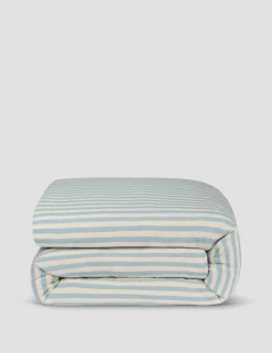 Pure Linen Pembroke Stripe Duvet Cover