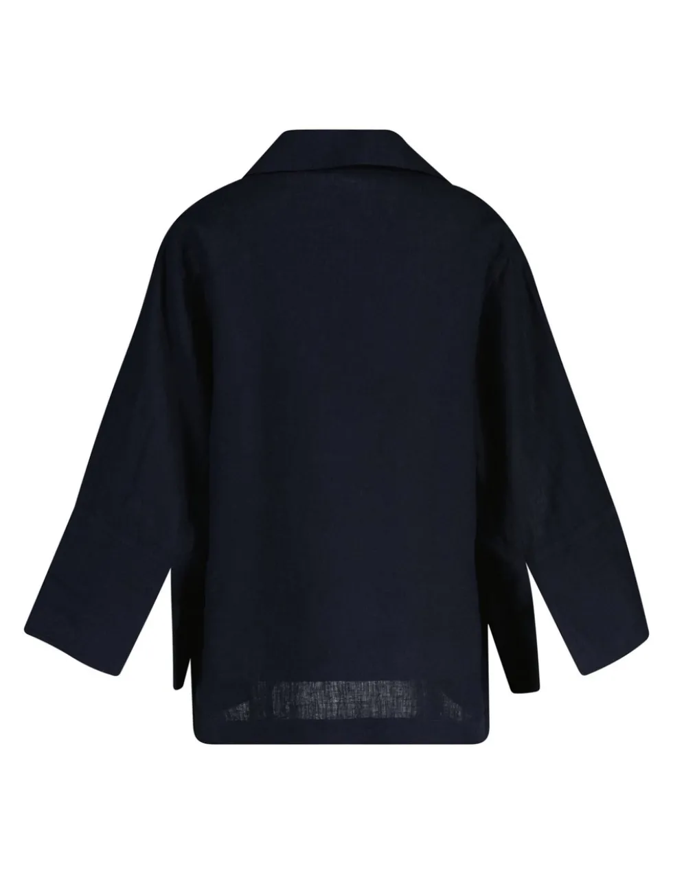 Pure Linen Popover Blouse