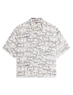 Pure Linen Printed Shirt