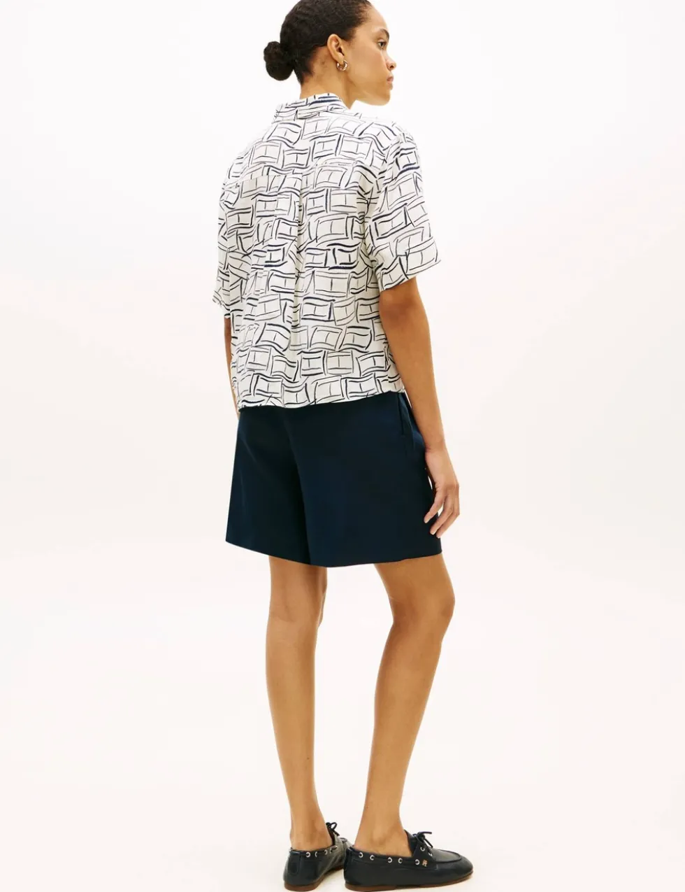 Pure Linen Printed Shirt