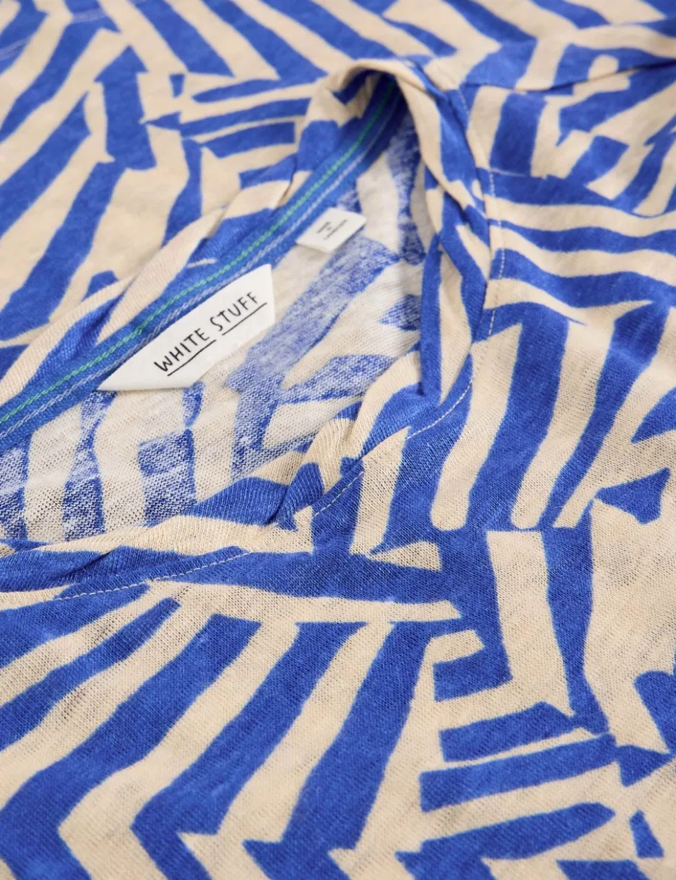 Pure Linen Printed T-Shirt