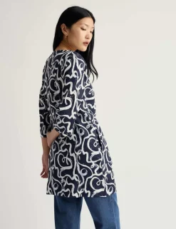 Pure Linen Printed Tunic