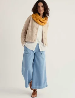 Pure Linen Relaxed Lightweight Jacket