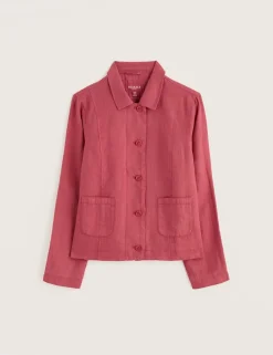 Pure Linen Relaxed Lightweight Jacket