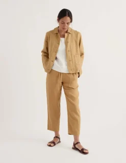 Pure Linen Relaxed Lightweight Jacket