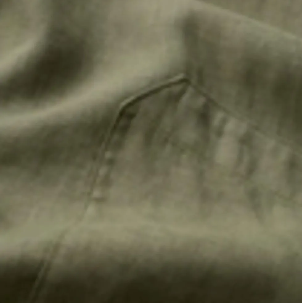 Pure Linen Scoop Neck Pocket Half Placket Tunic