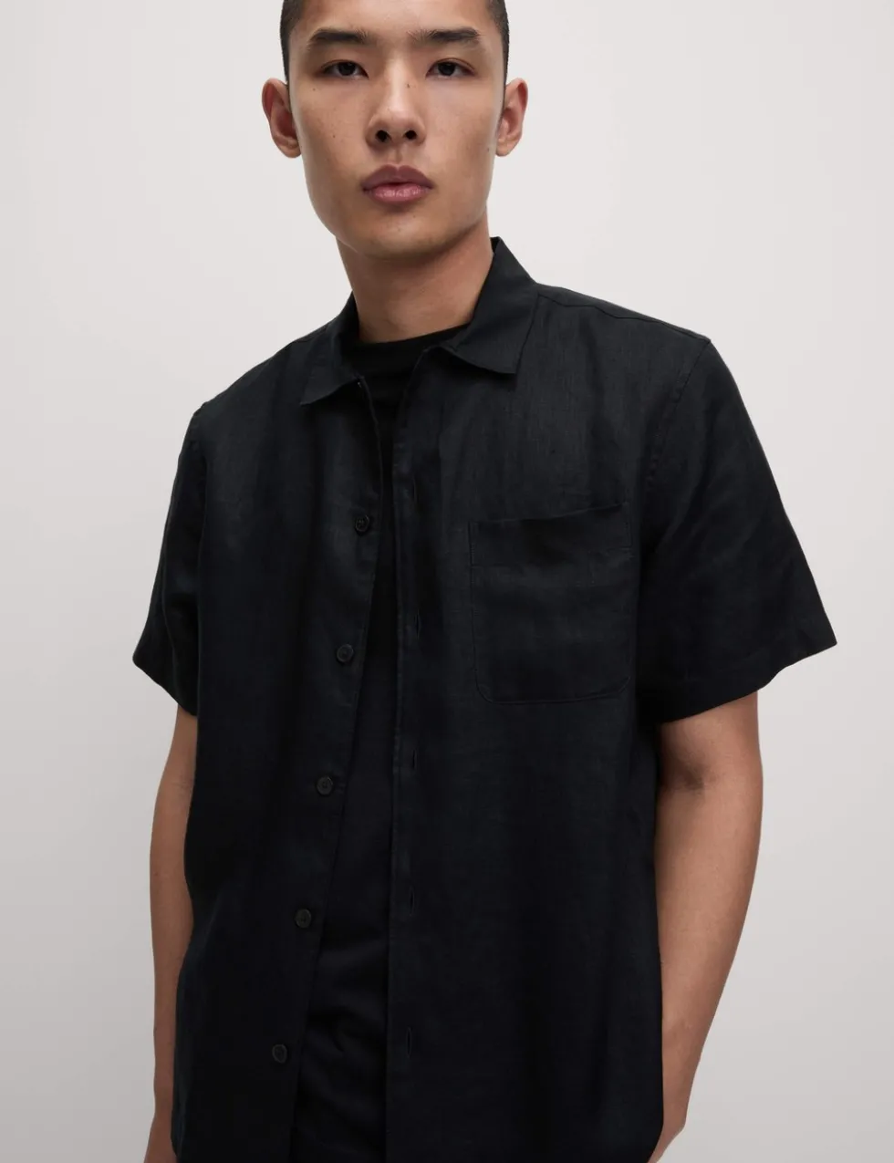 Pure Linen Short Sleeve Shirt