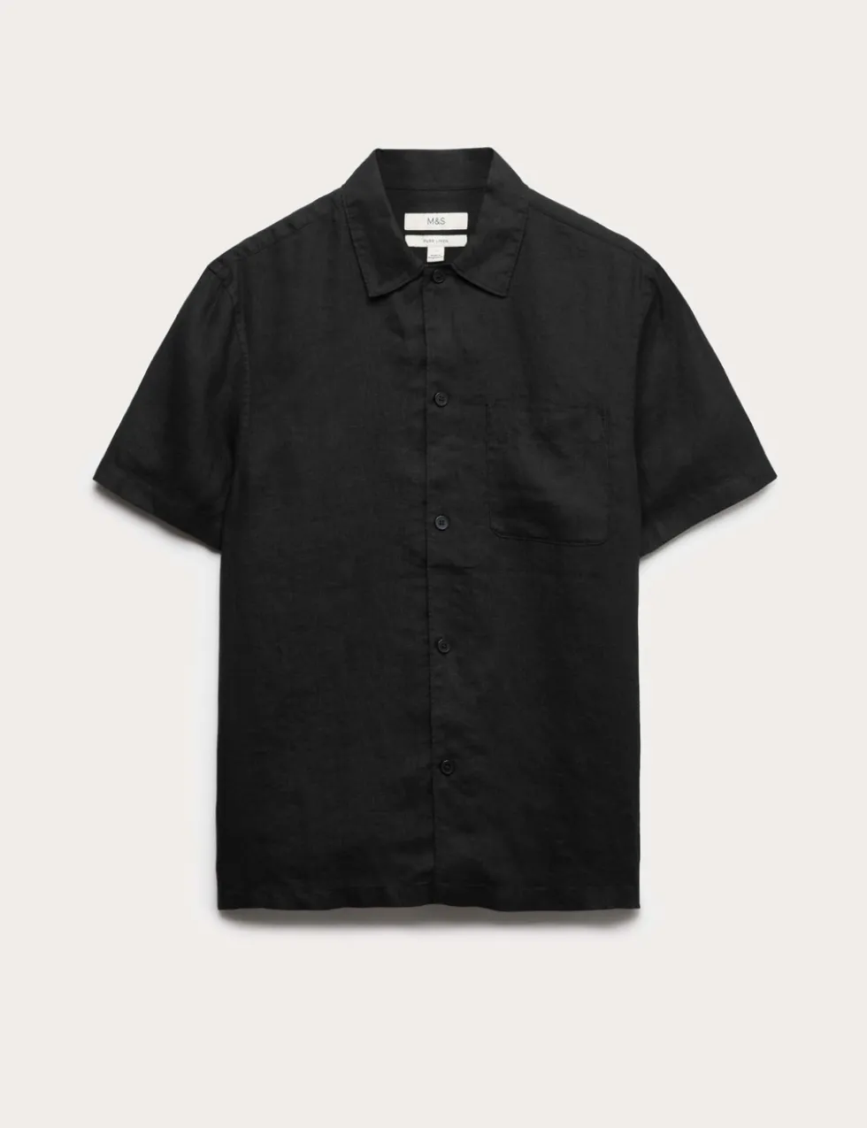 Pure Linen Short Sleeve Shirt