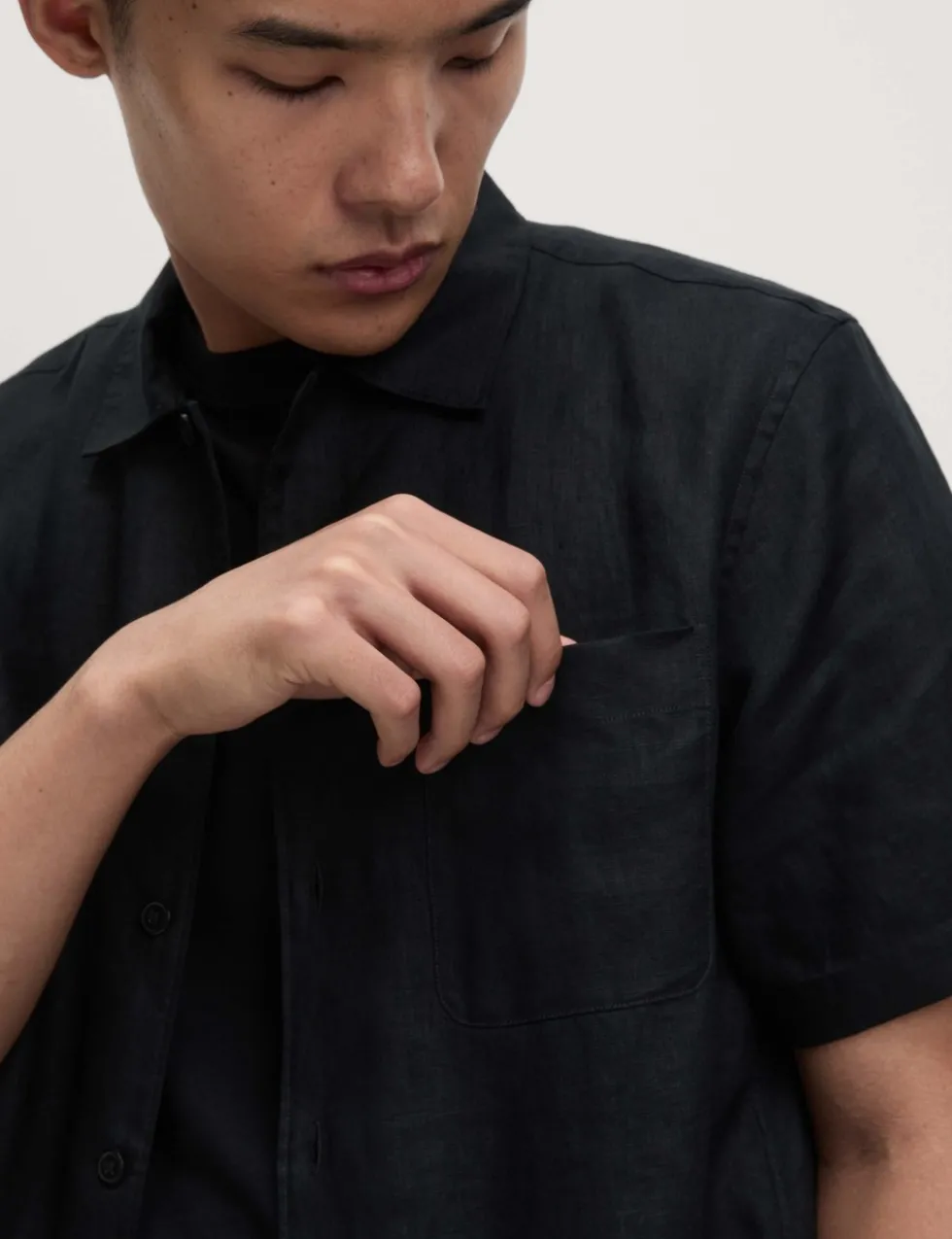 Pure Linen Short Sleeve Shirt
