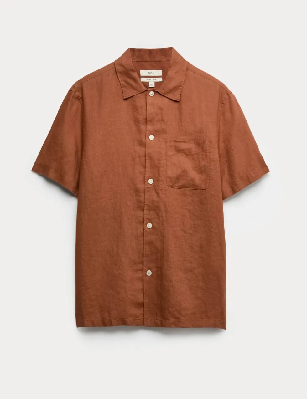 Pure Linen Short Sleeve Shirt