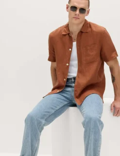 Pure Linen Short Sleeve Shirt