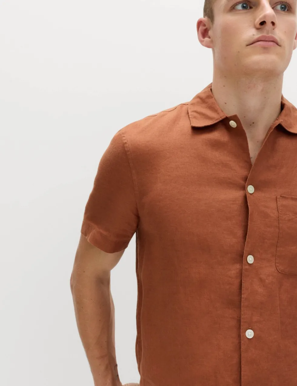 Pure Linen Short Sleeve Shirt