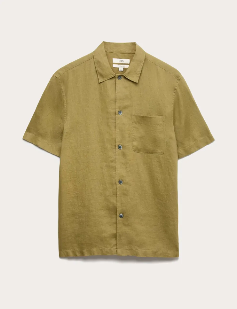 Pure Linen Short Sleeve Shirt