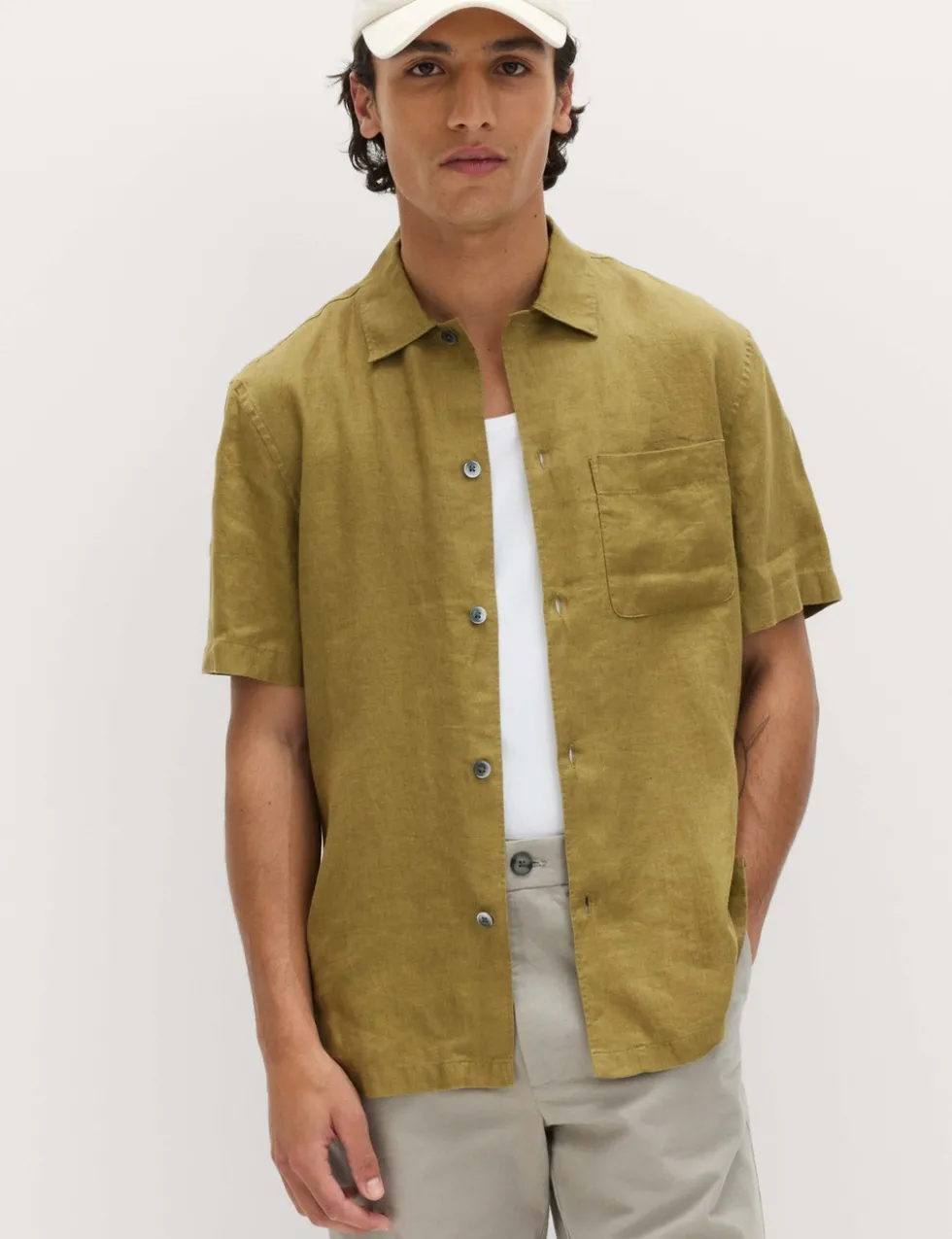 Pure Linen Short Sleeve Shirt