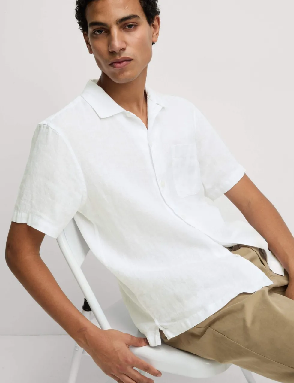 Pure Linen Short Sleeve Shirt