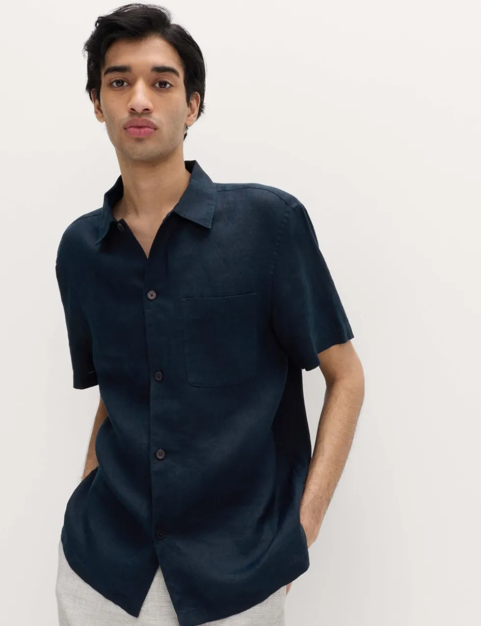 Pure Linen Short Sleeve Shirt
