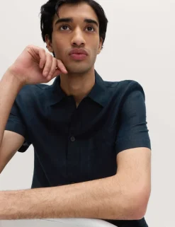 Pure Linen Short Sleeve Shirt